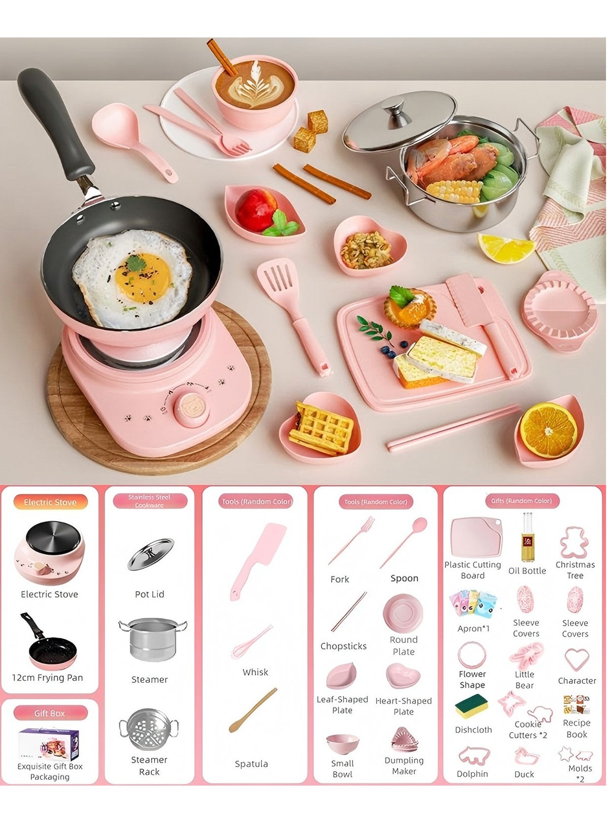 Mini Cooking Set for Kids – Safe Real Food Play