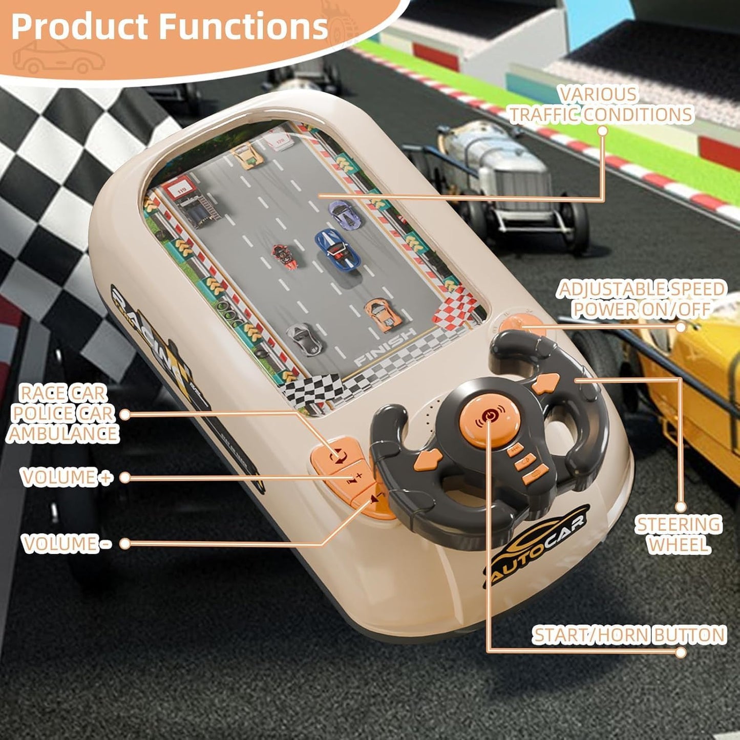 Voxy Race Car Baby Toy
